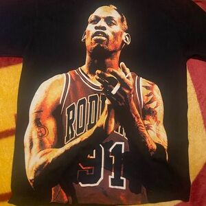 Dennis Rodman graphic tee